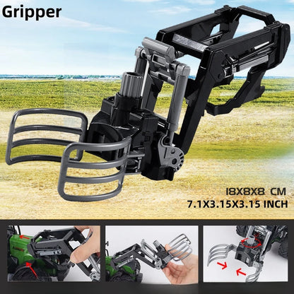 Large Scale Tractor toys DIY Farmer Car Playset Toy Transport Trailer Engineering  Birthday Gifts