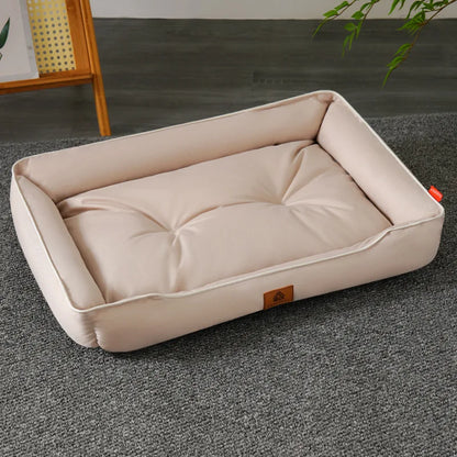 Waterproof Large Dog Bed Mat Soft Thickened Small Dog Sofa Cushion Filling Cat Bed Bite-resistant Dog Kennel Accessories