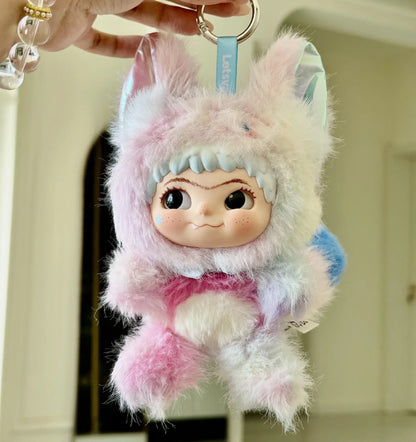 Wakuku V2 Blind Box Fox & Bunny Trick Or Treat Series Vinyl Doll Suprise Bag Keychain Trendy Toys Mystery Box Customized Gifts