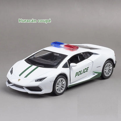 1/36 Alloy Diecast Car Models Toys Dodge Challe 2 Doors Opened With Pull Back Function Metal Sports Cars Model For Children Toys
