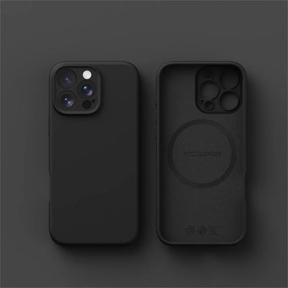Luxury Liquid Silicone For Magsafe Case For iPhone 17 Air 16 Plus 15 14 13 12 Pro Max 17Pro Wireless Charging Skin Smooth Cover