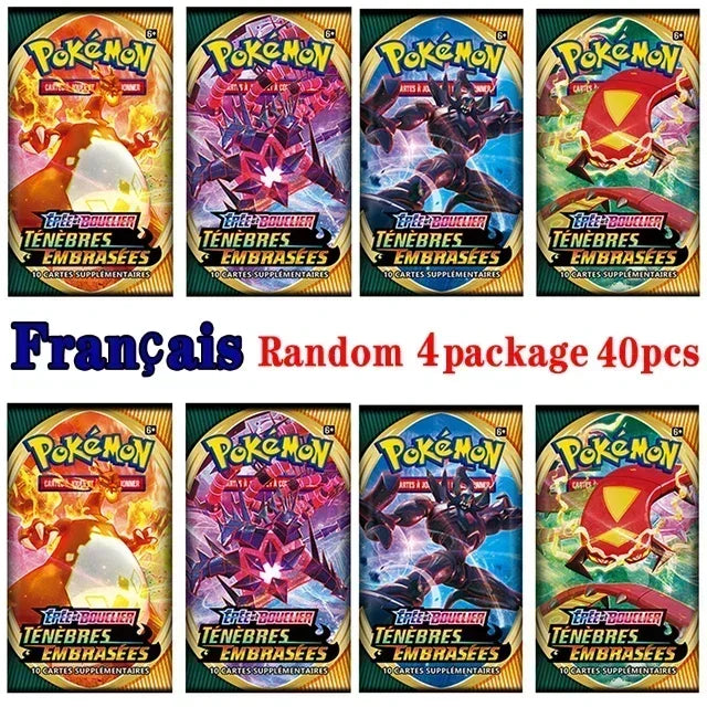 New 36/40Pcs Box Pokemon Card Scarlet & Violet Prismatic Evolutions English Booster Battle Carte Trading Collection Cards Gifts