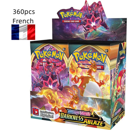 360Pcs French Pokemon Card Prismatic Evolutions Surging Sparks SCARLET VIOLET 151 Pokémon Booster Battle Transaction Card Gifts