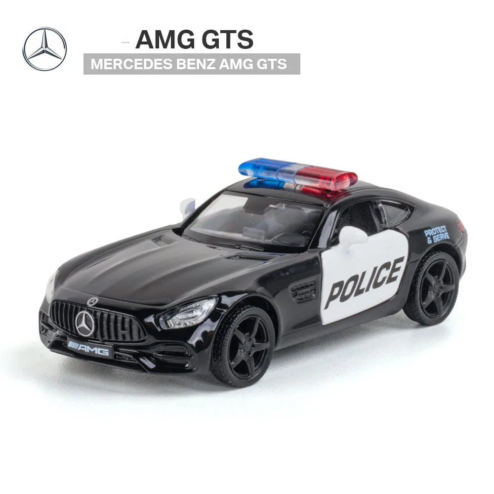 1/36 Alloy Diecast Car Models Toys Dodge Challe 2 Doors Opened With Pull Back Function Metal Sports Cars Model For Children Toys