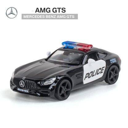1/36 Alloy Diecast Car Models Toys Dodge Challe 2 Doors Opened With Pull Back Function Metal Sports Cars Model For Children Toys