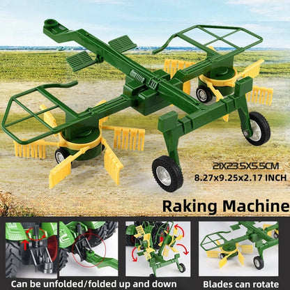 Large Scale Tractor toys DIY Farmer Car Playset Toy Transport Trailer Engineering  Birthday Gifts