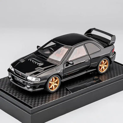 JDM 1/32 Subaru Impreza WRX STI Supercar Diecast Model Alloy Metal Car Classic Love Collection Hobby Birthday Gifts With Friend