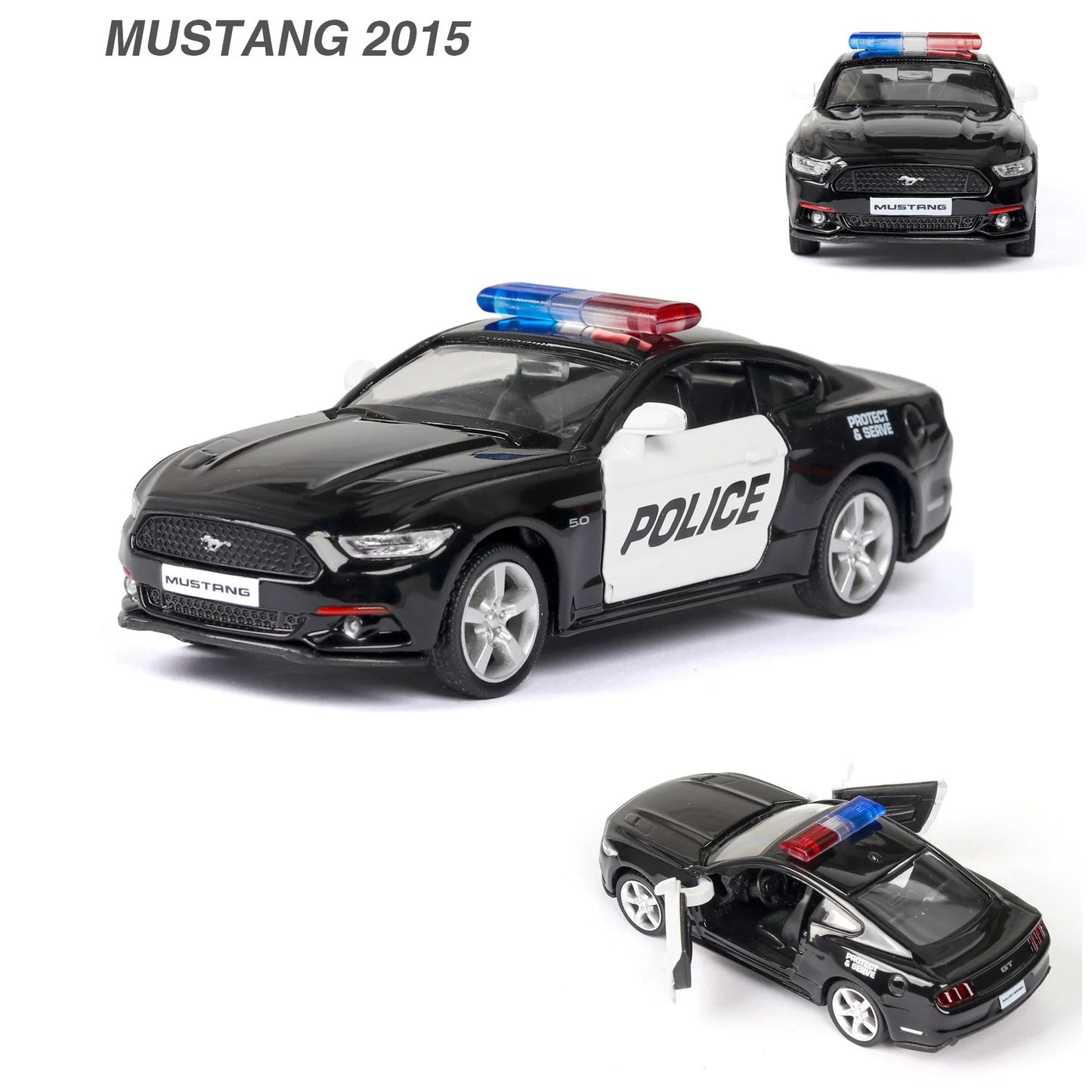 1/36 Alloy Diecast Car Models Toys Dodge Challe 2 Doors Opened With Pull Back Function Metal Sports Cars Model For Children Toys