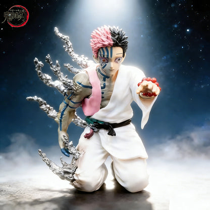 14cm Anime Demon Slayer Akaza Hakuji  Figure Model Doll Action Figurine Pvc Decoration Peripheral Desktop Ornament Toy