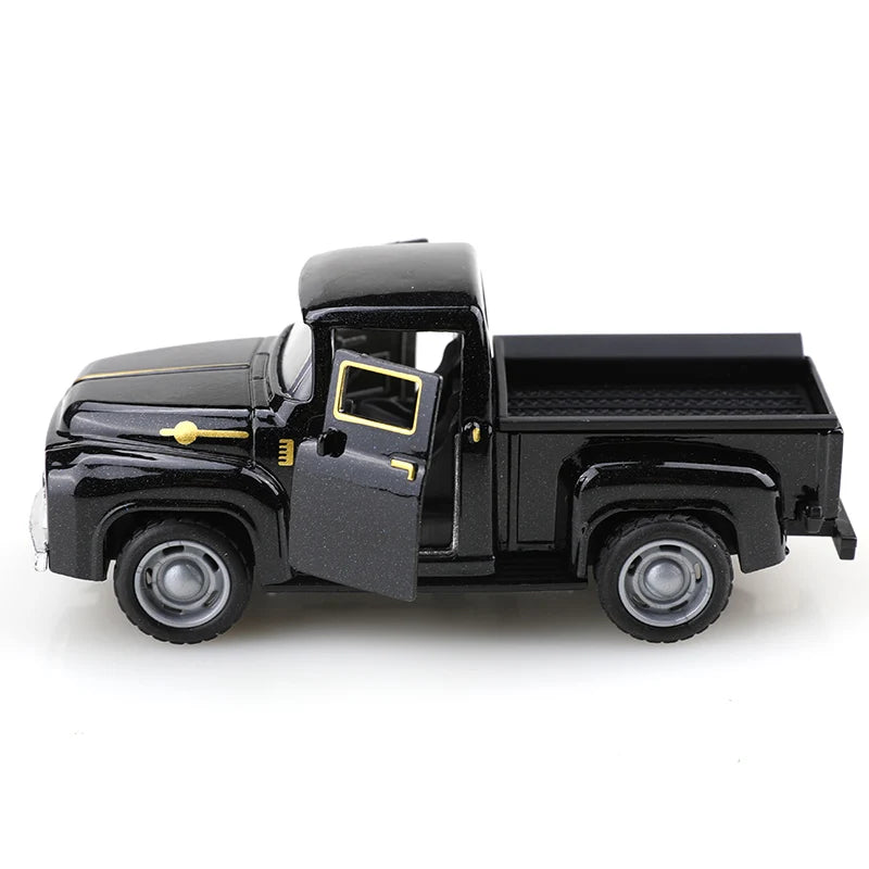(bagged)1:38 Classical FORD F100 Pickup, Alloy Model Car, Simulated vehicle, children alloy car, boy's toy model, car ornaments