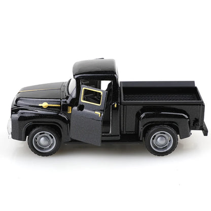 (bagged)1:38 Classical FORD F100 Pickup, Alloy Model Car, Simulated vehicle, children alloy car, boy's toy model, car ornaments