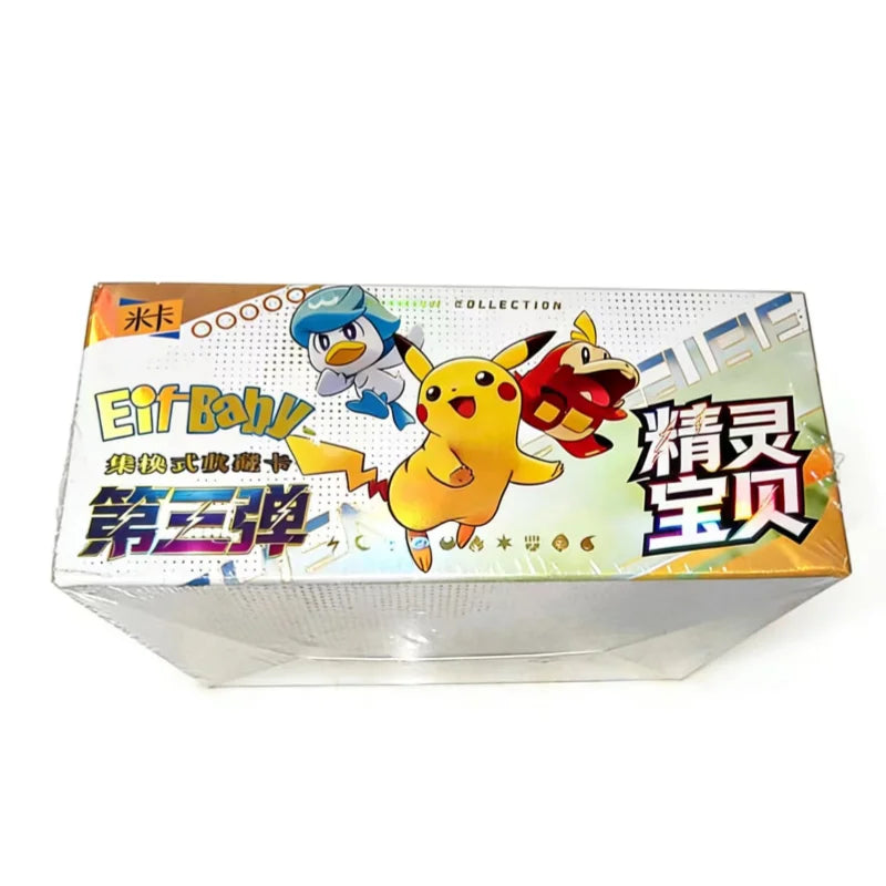New Pokemon 30pcs Anime Game Eif Card Luxury Pet Card Collection The3 Version Exchange Gift Box Card Toy Hobbies Collect Card