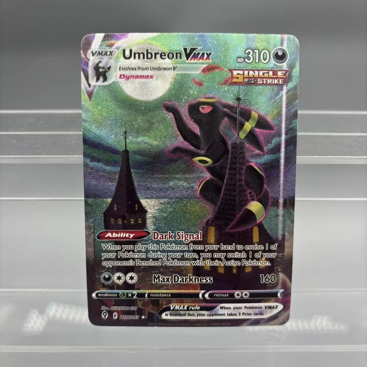 DIY PTCG Collection Umbreon Victini Zekrom Reshiram Gengar DIY Self Made Single Card Classic Game Anime Card Gift Toy