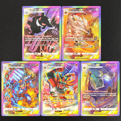 DIY Pokemon TCG Pocket Cards Super Rare Golgaleo Lunala Palkia Arceus Charizard EX APP Game Card