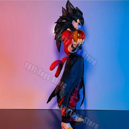 29cm Anime Dragon Ball Gogeta Ssj4 Figure Super Saiyan 4 Son Goku Vegeta Figurine PVC Action Figures Model Toy for Children Gift