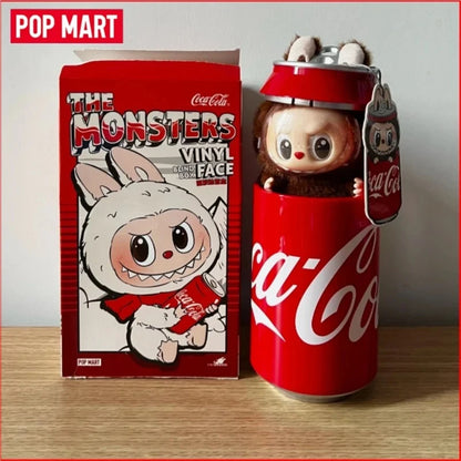 POP MART LABUBU  THE MONSTERS × Sanrio Characters Macaron  Front High Energy Have A Seat Cola Series Vinyl Plush Blind Box
