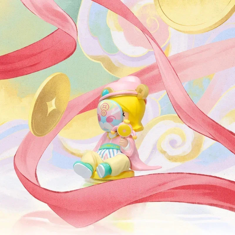 POP MART The Golden Gallop Series Mystery Box Genuine Blind Box Guess Toys Bag Ornament Figurines Home Decor Desktop Dolls Model