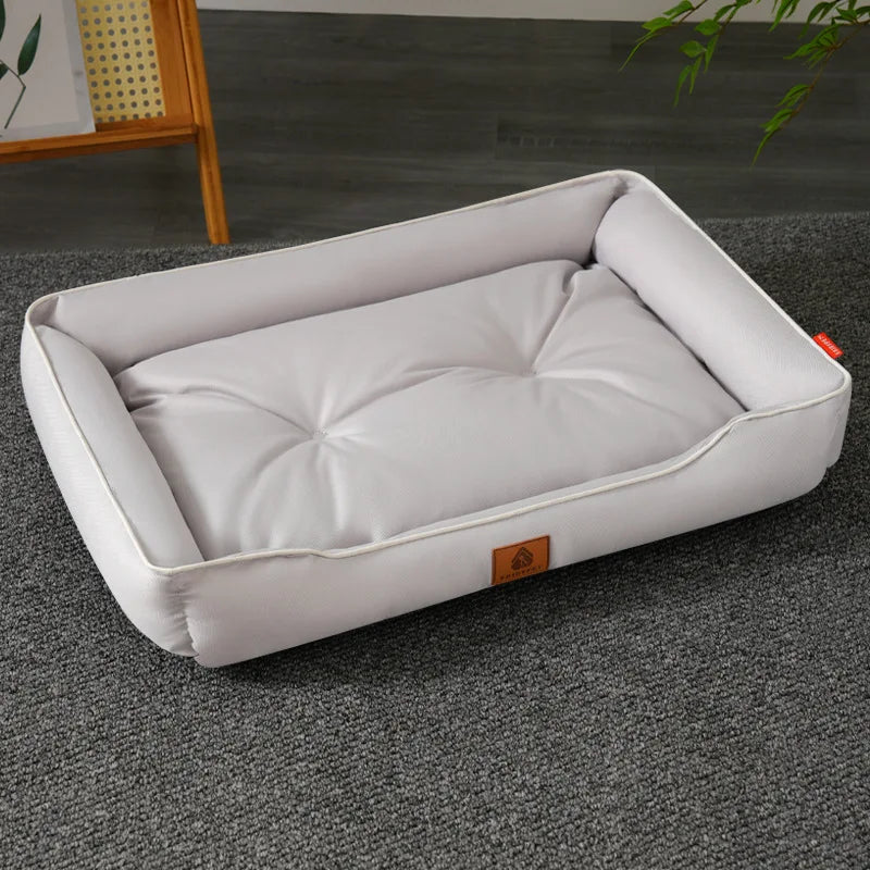 Waterproof Large Dog Bed Mat Soft Thickened Small Dog Sofa Cushion Filling Cat Bed Bite-resistant Dog Kennel Accessories