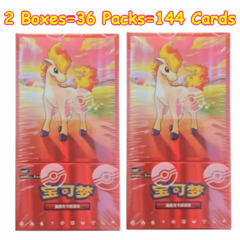 100%Original Pokemon Gem Pack Vol3 Edition Cards Anime Pokemon PTCG Trading Gem Bag 2 Cards Collected Toy Social Birthday Gift