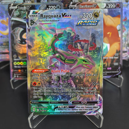 DIY PTCG Pokemon Collection Cards Charizard Rayquaza Lugia Giratina V  Self Made Cards Classic Game Anime Cards Gift Toys