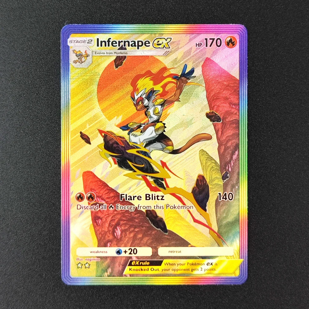 DIY Pokemon TCG Pocket Cards Super Rare Golgaleo Lunala Palkia Arceus Charizard EX APP Game Card