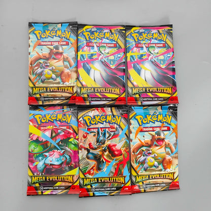 360Pcs Pokemon Card MEGA EVOLUTION Lucario Prismatic Evolutions Game Cartoon English Booster Battle Transaction Card Gift