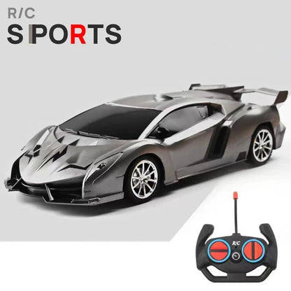 RC Car 2.4G 4CH Remote Control 1:18 With Led Light Sports Cars High Speed Radio Drift Vehicle Racing Boys Girls Toy For Children