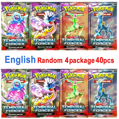 New 36/40Pcs Box Pokemon Card Scarlet & Violet Prismatic Evolutions English Booster Battle Carte Trading Collection Cards Gifts