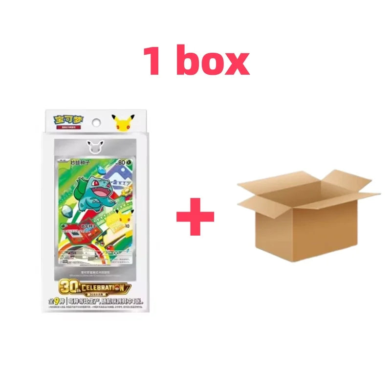 In Stock Pokemon 30th Anniversary Set Vol.1 SV16.0 Original Celebration Collectible PTCG Card First Partner SIR Cards Toy Gift
