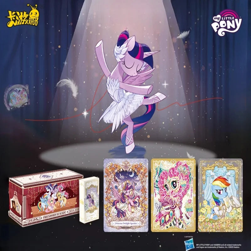KAYOU Genuine My Little Pony Card Friendship Forever Cards Star Pack Gorgeous Gilded Princess Cards Collectible Card Toys Gifts