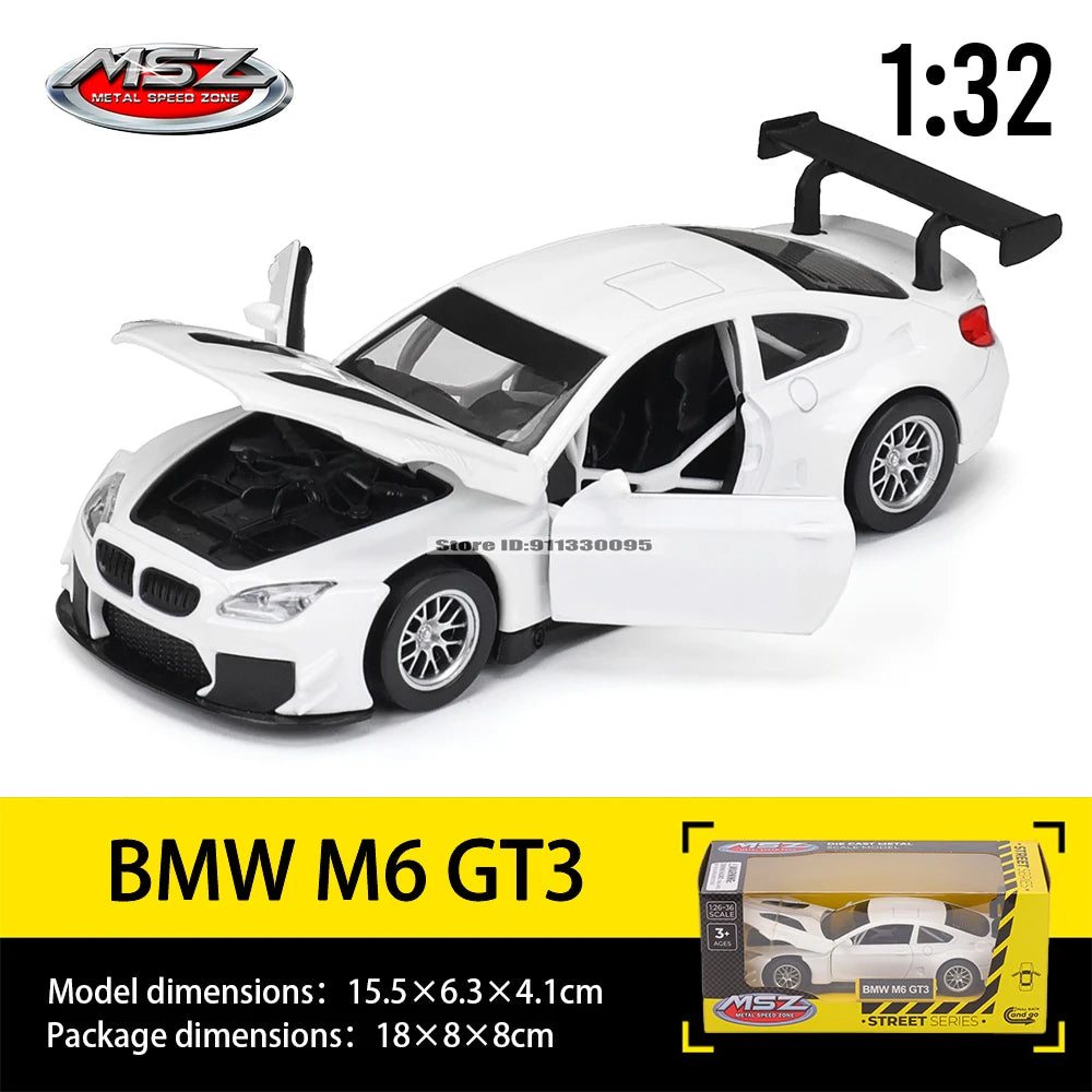MSZ 1:32 Porsche 911 GT3 RS Audi, BMW, Nissan car mold die-casting decoration series toy tools gift Alloy manufacturing