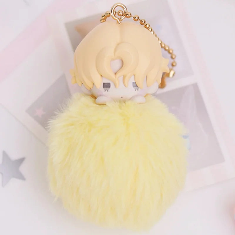 【low price】Anime Alien Stage Character Keychain Luka till Sua Ivan Mizi Hyuna Maumet Mini Plush Mascot Trendy Blind Box Toy Gift