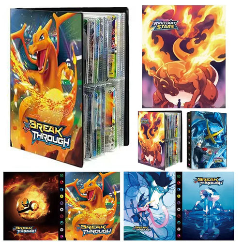 240Pcs Album Pokemon Charizard Cards Album Book Cartoon Anime Pikachu Game Card GX EX Holder Collection Folder Kid Cool Toy Gift