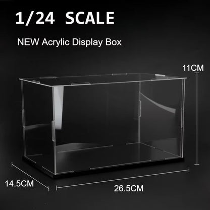 1/18 1/24 1/32 Transparent Acrylic Car Model Display Box Dust Cover Blind Box Dust-proof Diecast Storage Professional Storage