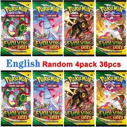 New 36/40Pcs Box Pokemon Card Scarlet & Violet Prismatic Evolutions English Booster Battle Carte Trading Collection Cards Gifts