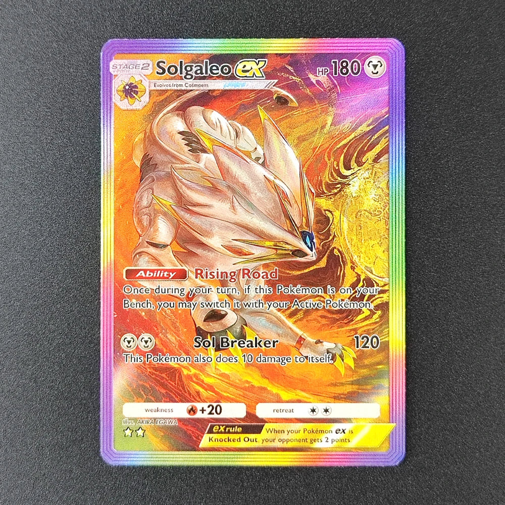 DIY Pokemon TCG Pocket Cards Super Rare Golgaleo Lunala Palkia Arceus Charizard EX APP Game Card