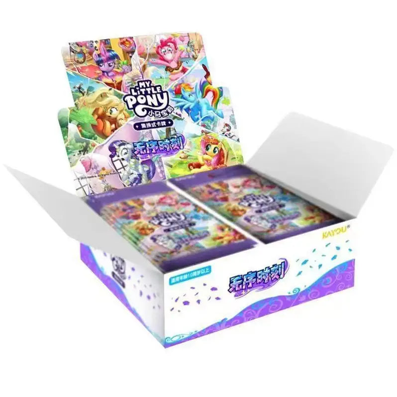 KAYOU Original Anime My Little Pony Card Friendship Eternal Card Hui Moon Bag Peripheral Game Collection Card Kids Toys Gift