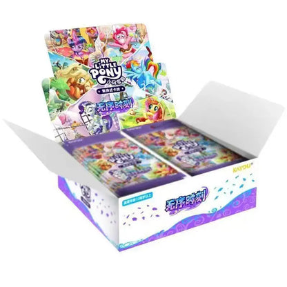 KAYOU Original Anime My Little Pony Card Friendship Eternal Card Hui Moon Bag Peripheral Game Collection Card Kids Toys Gift
