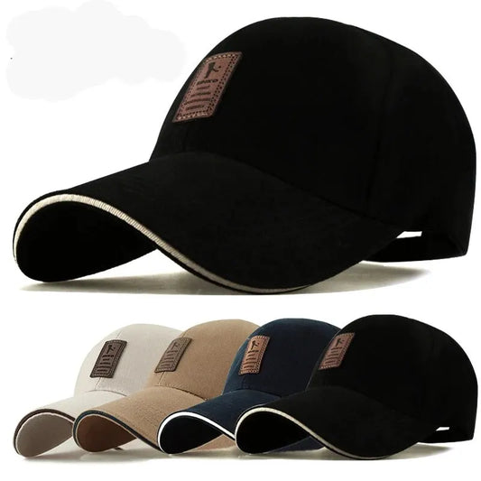 Men’s Cotton Baseball Cap Casual Sports Sun Hat Adjustable Sunscreen Cap