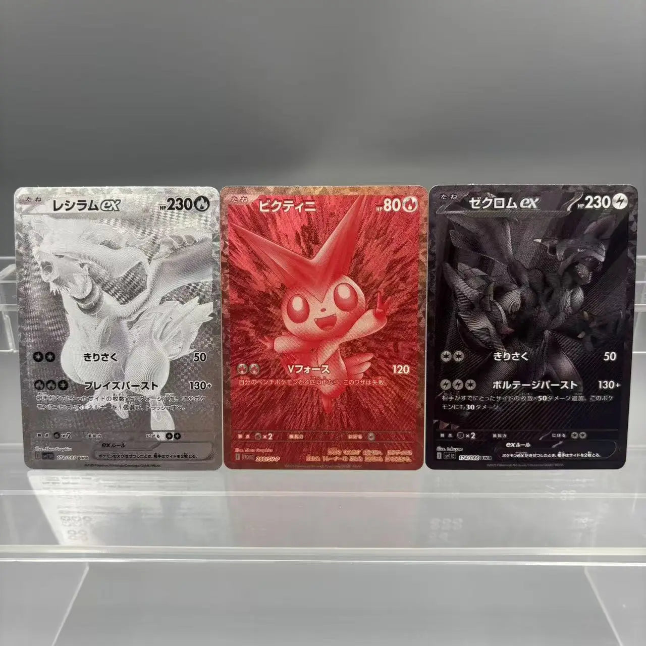 DIY PTCG Collection Umbreon Victini Zekrom Reshiram Gengar DIY Self Made Single Card Classic Game Anime Card Gift Toy
