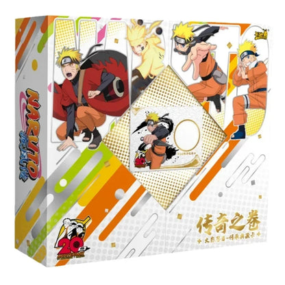 KAYOU Genuine Naruto Cards Box Anime Figure Card Booster Pack Sasuke Collection Flash Card Toy Birthday Christmas Gift for Kids