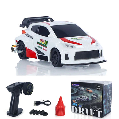 SALE 4WD RTR 1/43 RC Speed Car Four-wheel Drive Radio Control 2.4g Mini Racing Drifting Car Toys High Speed Model Gift for Boys