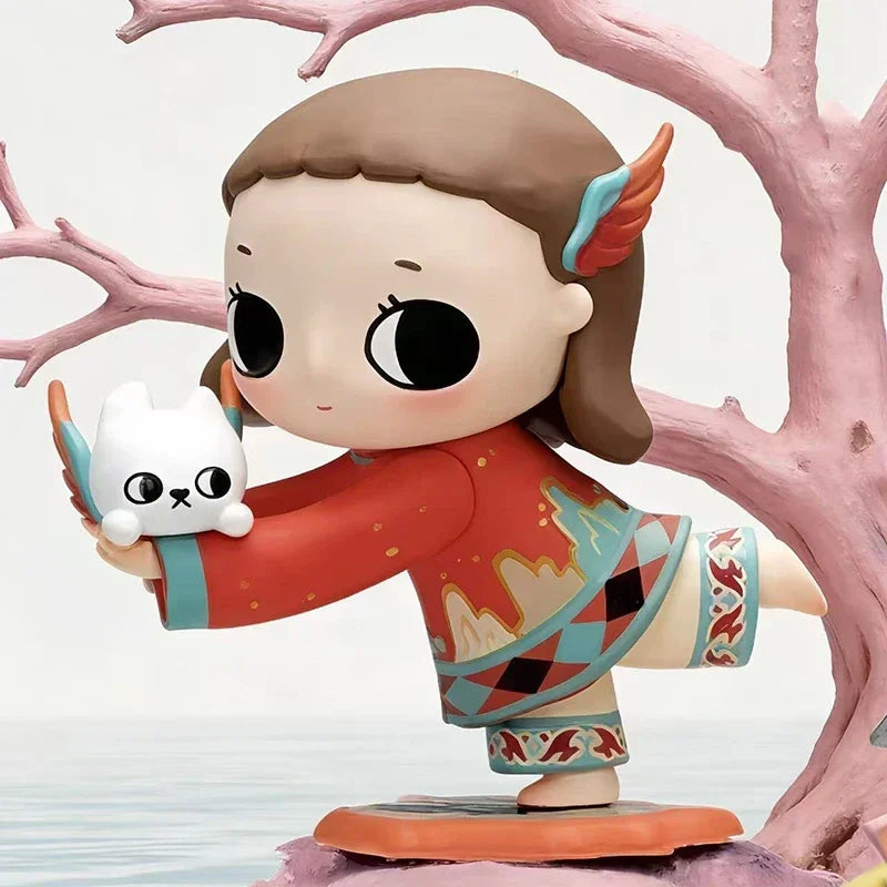 POP MART The Golden Gallop Series Mystery Box Genuine Blind Box Guess Toys Bag Ornament Figurines Home Decor Desktop Dolls Model