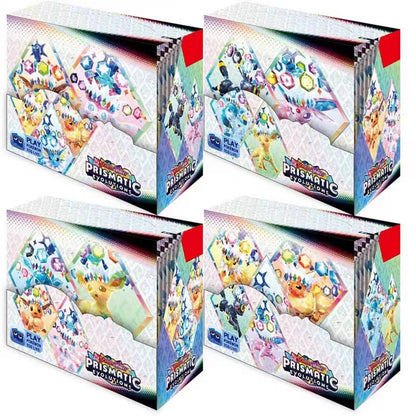 360Pcs Pokemon Card Prismatic Evolutions Scarlet Violet 151 Surging Sparks PALDEAN FATES English Booster Battle Transaction Card