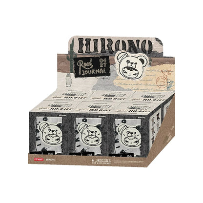 New POP MART Hirono Road Journal Series Blind Box Guess Bag Mystery Box Toy Doll Desktop Ornaments Collection Action Figure Gift