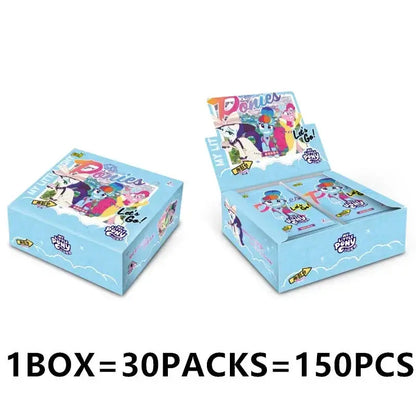 KAYOU Original Anime My Little Pony Card Friendship Eternal Card Hui Moon Bag Peripheral Game Collection Card Kids Toys Gift