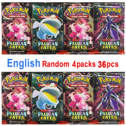 New 36/40Pcs Box Pokemon Card Scarlet & Violet Prismatic Evolutions English Booster Battle Carte Trading Collection Cards Gifts