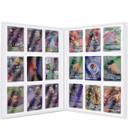 9 Pocket Anime Cover Cards Album Collection Holder Binder Folder Fit For Pokmon YuGiOh TCG Game Sports Football 540 Card Storage