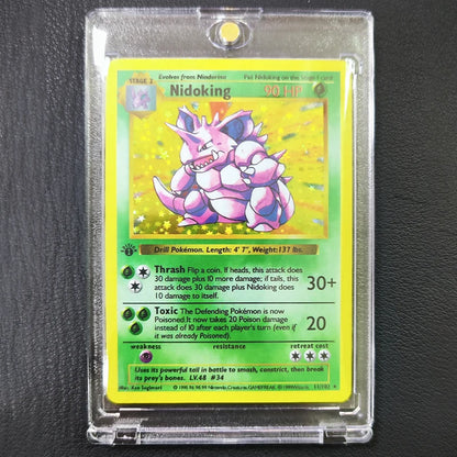 DIY Pokemon Collection Cards with Card Brick 1996 1st Edition Flash Cards Charizard Blastoise PTCG Game Anime Shining Cards Gift