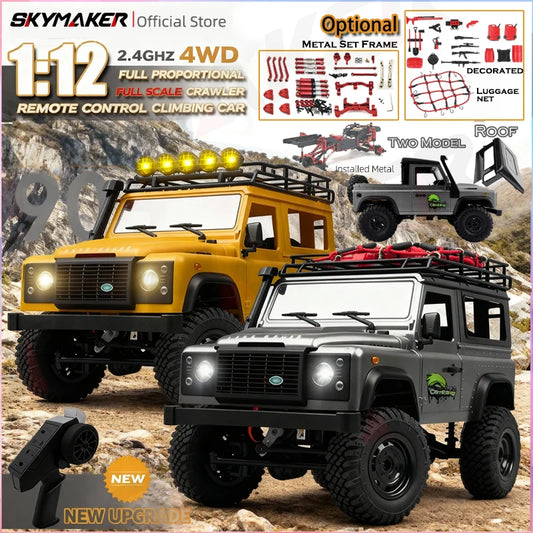New MN99s v2 MN98 1:12 MN Model RTR Version RC Car 2.4G 4WD RC Rock Crawler Defender Remote Control Car 1/12 RC Truck Cars Toys